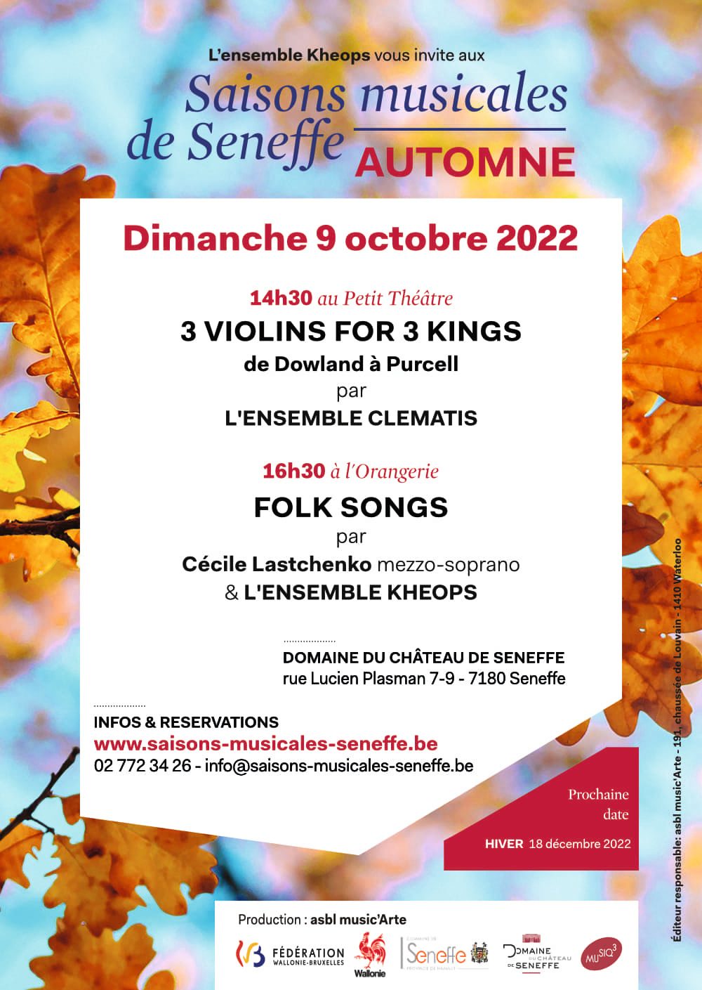 Affiche Automne 2022